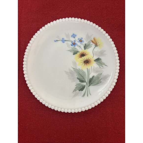 Westmoreland | Dining | Vintage Westmoreland Milk Glass Beaded Plate ...